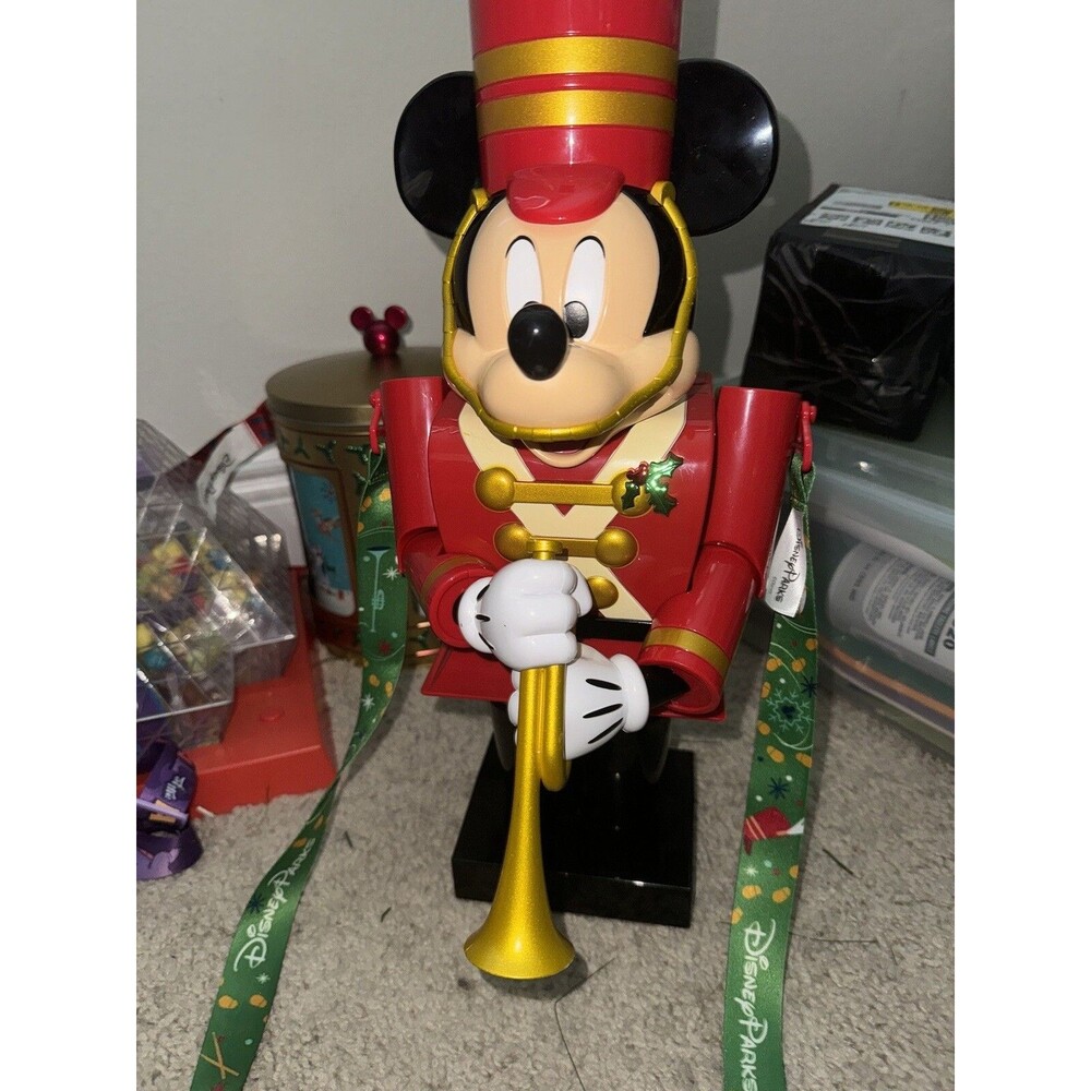 Mickey Toy Soldier Popcorn Bucket 2023 Holiday Nutcracker Disney Parks Unused
